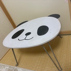 パンダの小さい折りたたみ
テーブルの画像