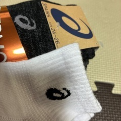 新品タグ付✨asics✨アシックス✨メンズ✨靴下✨ソックス✨6足セットの画像