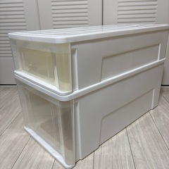 収納ケース 2段セット【3/22まで・引取限定】無料の画像