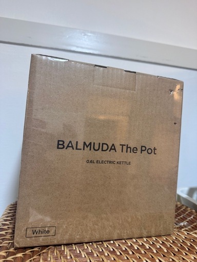 【新品・未使用】バルミューダ ザ・ポット（BALMUDA The Pot）ホワイト