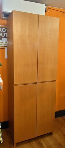 ●近郊格安配送(#^.^#)●MUJI 無印良品 タモ材 ワードローブ 中古品●相模原　横浜　神奈川●キャビネット クローゼット 洋服