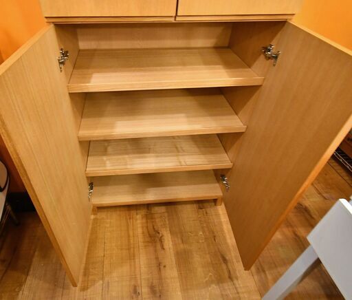 ●近郊格安配送(#^.^#)●MUJI 無印良品 タモ材 ワードローブ 中古品●相模原　横浜　神奈川●キャビネット クローゼット 洋服