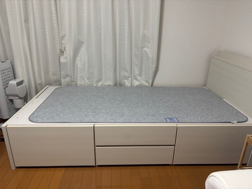 【決定済み】収納付きシングルベッド