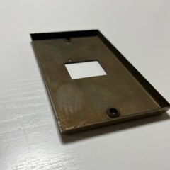 FRONVILLE HOME (真鍮) アンティークスイッチプレート 1口用の画像