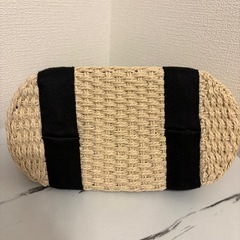 クラシカルエルフ　ストラップ付きキャンバスかごバッグの画像