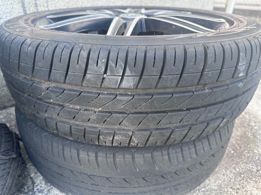 タイヤ4本セット＆ホイール BROOK 15インチ 165/55R15 PCD 100 タイヤ一本バストしてます