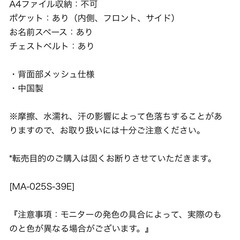 幼児用プリンセスリュックの画像