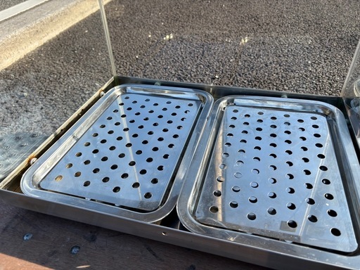 ■中古品 キプロスター 業務用フードケース PRO-2FG-C 保温ショーケース フードウォーマー 450ｘ330ｘ460ｍｍ 厨房 