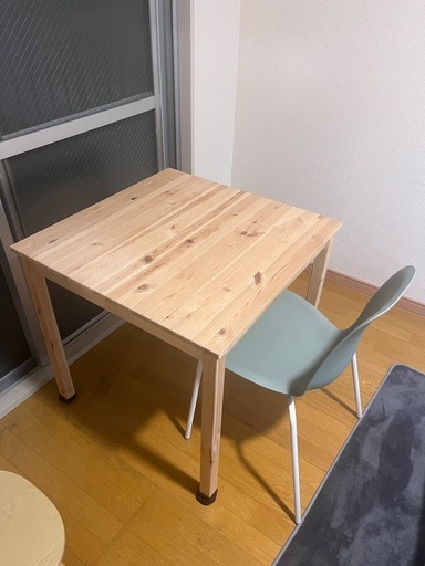 IKEA テーブル + 椅子セット 5000円