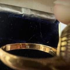k18 昭和レトロ　指輪　の画像