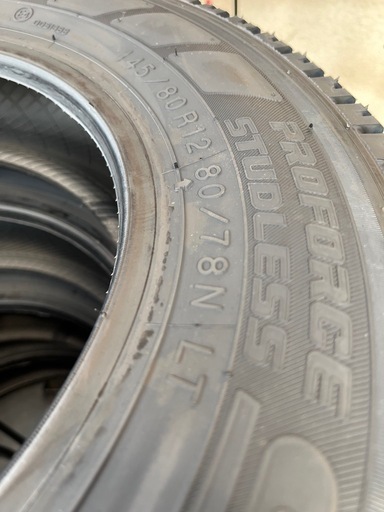 軽トラ、軽バン などの貨物用、軽自動車タイヤ