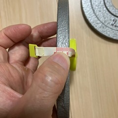 【新品未使用】バーベルウエイト1.25kg２個セット（穴径50mm）の画像