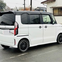2022年式N BOXカスタムLターボコーディネートスタイル、両側パーワスライドドア、ナビ、テレビ、バックカメラ、綺麗、2年車検付きの画像