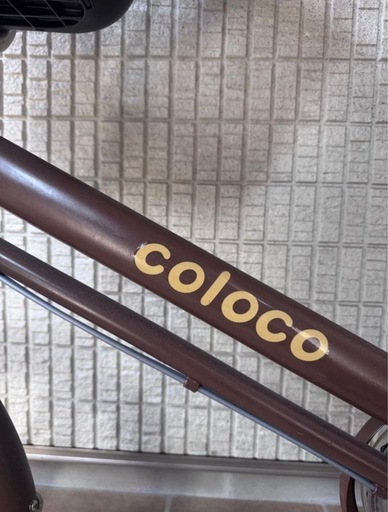 子供乗せ自転車 《coloco ブラウン》走行10回程度✨