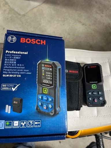 BOSCH レーザー　緑　glm50-27cg　別売バッテリーあり