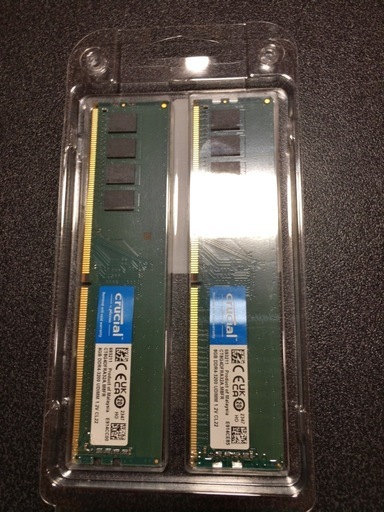 Crucial デスクトップ用増設メモリ16GB