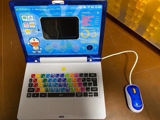 おもちゃセット　ドラえもんAIパソコン&プラレール橋桁&電子楽器