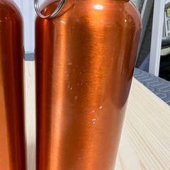 TIPNESS アルミ水筒 2個セット オレンジ +H2 hydrogenの画像