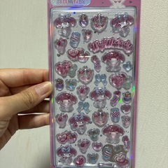キティ　クロミ　マイメロ　シールの画像