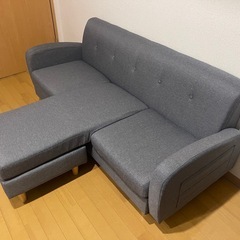 ソファ(3人掛け＋1人掛け)＋IKEAのクッション付きの画像