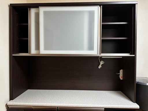 ★リユースのサカイ日立店★HJ7435 NITORI レンジボード ナチュラルブラウン H181.5×D37.5×W104.5 クリーニング済み ☆リユースのサカイ日立店☆HJ7435 NITORI レンジボード ナチュラル