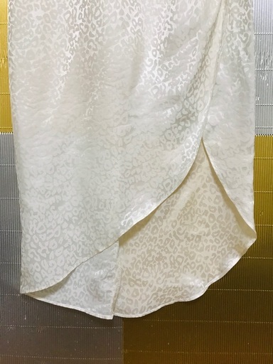 本日半額で！ロニーコボ／シルク混レオパードバックオープンドレスXS〜新品¥123000