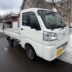 令和5年式 ハイゼット軽トラック4WD CVT車 ディーラー車検2年付 走行8千km エアコン パワステ付き 本州車でサビ無し 美品 の画像