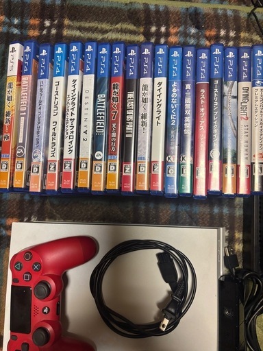 SONY PS4 500GB 本体 コントローラー ゲームソフト VR 全セット