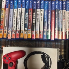 SONY PS4 500GB 本体 コントローラー ゲームソフト VR 全セットの画像