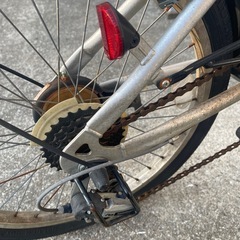 折り畳めない自転車の画像