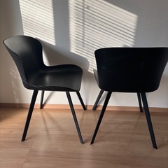 ロウヤ　ダイニングチェア　2セットの画像