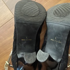 レースパンプス　Lサイズの画像