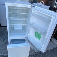 NO B926🌈福岡市内配送設置無料✨🌈YRZ-F15E1(W) 2ドアノンフロン冷凍冷蔵庫(156L・右開き) ホワイトの画像