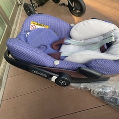 福岡県西区【出産準備フルセット】エアバギー & ISOFIXマキシコシの画像