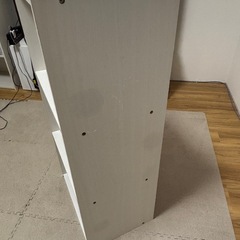 3段カラーボックス ホワイト（収納棚）2セットの画像