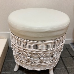 スツール　おしゃれ　ホワイトの画像