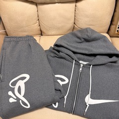 Nike x SYNA Fleece Full-Zip hoodie Sサイズ　　セントラルシー　　ナイキ　セットアップ　スウェット　パンツの画像