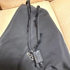 PRADA プラダ 巾着ポーチ テスートナイロン 三角プレートロゴの画像