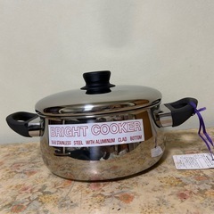 新品✨ステンレス鍋 20.5cm 両手鍋の画像