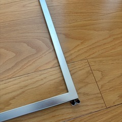 無印良品　ステンレスユニットシェルフ用帆立補強パーツ８４ｃｍ の画像