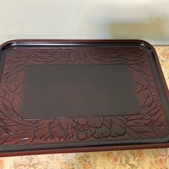 新品✨和風トレー お盆 45.5×31.5cm 大型 来客用の画像