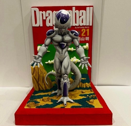 ドラゴンボール フリーザ リペイントフィギア 専用台座 コミックス