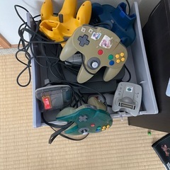 ニンテンドー64本体➕カセット　　の画像