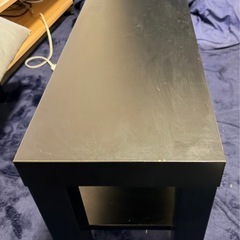 【0円】テレビ台・ローテーブル（ブラック)の画像