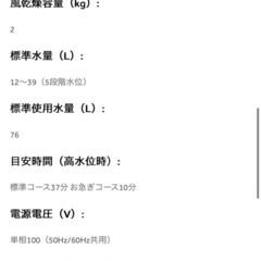 洗濯機Haier【JW-C45A】の画像