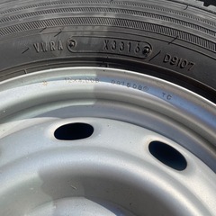 12インチ スチールホイール 4本 & SUBARUセンターキャップ4つの画像