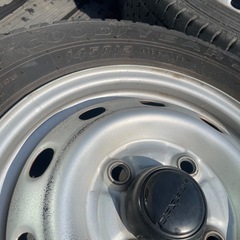 12インチ スチールホイール 4本 & SUBARUセンターキャップ4つの画像