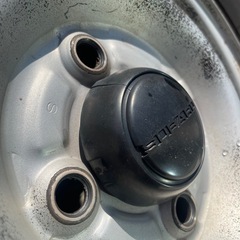12インチ スチールホイール 4本 & SUBARUセンターキャップ4つの画像