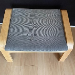 無料で差し上げます。IKEA ポエング用オットマンの画像
