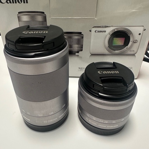Canon EOS M10 ミラーレス一眼 ダブルズームキット レンズ2本